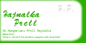 hajnalka prell business card